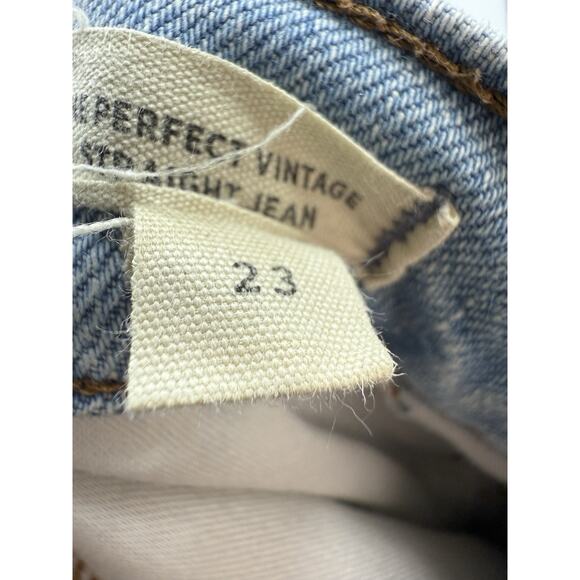 Madewell The Perfect‎ Vintage Jean Womens Distressed Light Wash High Rise Sz 23 - Picture 4 of 8